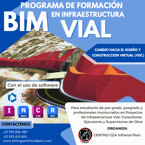 Programa De Formación BIM En Infraestructura Vial Y Obras Lineales